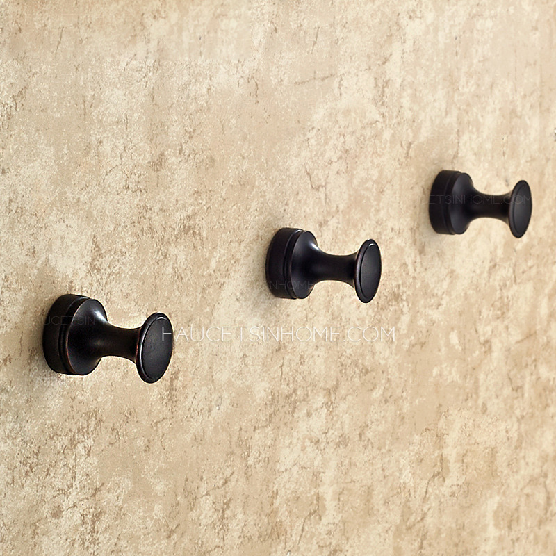 Foldable Black Oil Rubbed Bronze 6-Piece Bathroom Accessory Sets