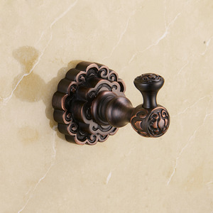 Vintage Oil Rubbed Bronze Bathroom Accessory Robe Hooks