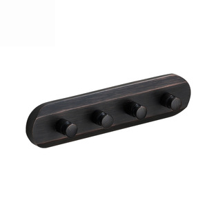 Designer Oil Rubbed Bronze 4 Hooks Wall Mount Robe Hooks