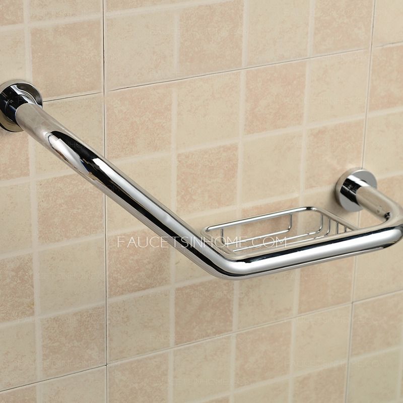 Creative Specialties Bath Tub L Shaped Angled Grab Bar 