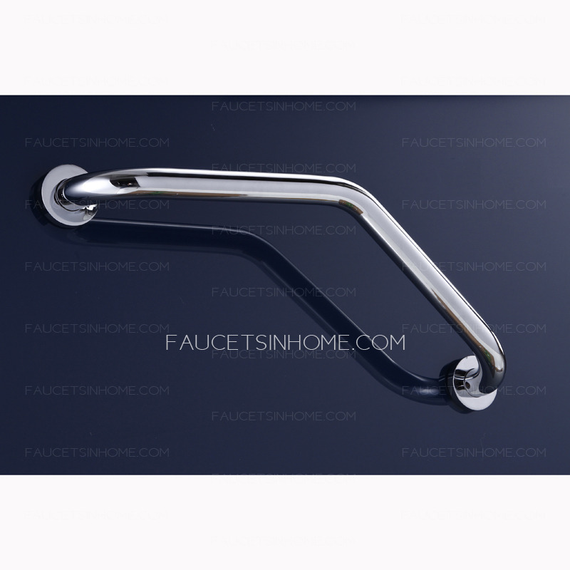 Safety Stainless Steel Angled Bathroom Grab Bar Tub