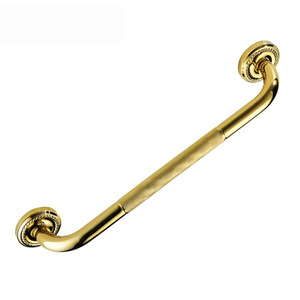 Designer Polished Brass Shower Grab Bar Bathroom