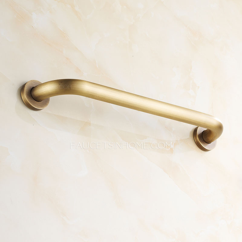 Designer Antique Brass Safety Bathroom Shower Grab Bar