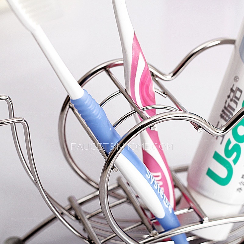 Stainless Steel Electric Toothbrush Holder For Couples