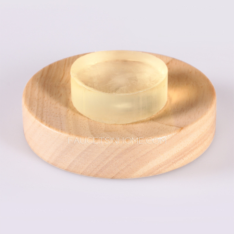 Designer Oval Oak Wholesale Wooden Soap Dishes