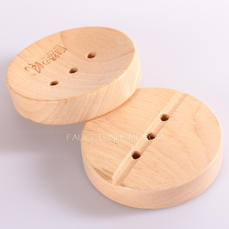 Designer Oval Oak Wholesale Wooden Soap Dishes