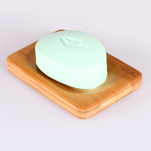 Square Shaped Bamboo Wholesale Soap Dishes