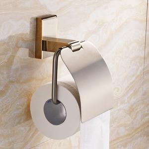 Golden Wall Mounted Bathroom Toilet Paper Roll Holders