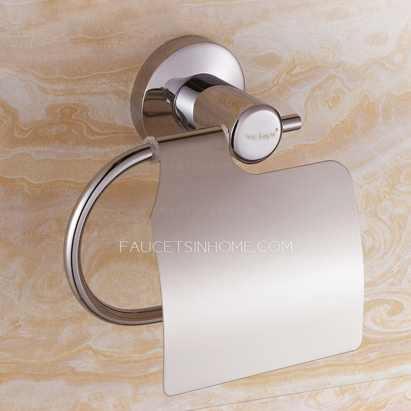 Stainless Steel Chrome Toilet Paper Roll Holder For Bathroom