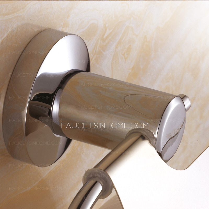 Stainless Steel Chrome Toilet Paper Roll Holder For Bathroom