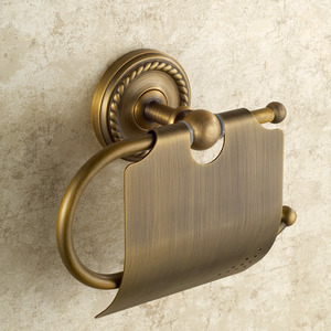 Brass Wall Mounted Antique Toilet Paper Roll Holders