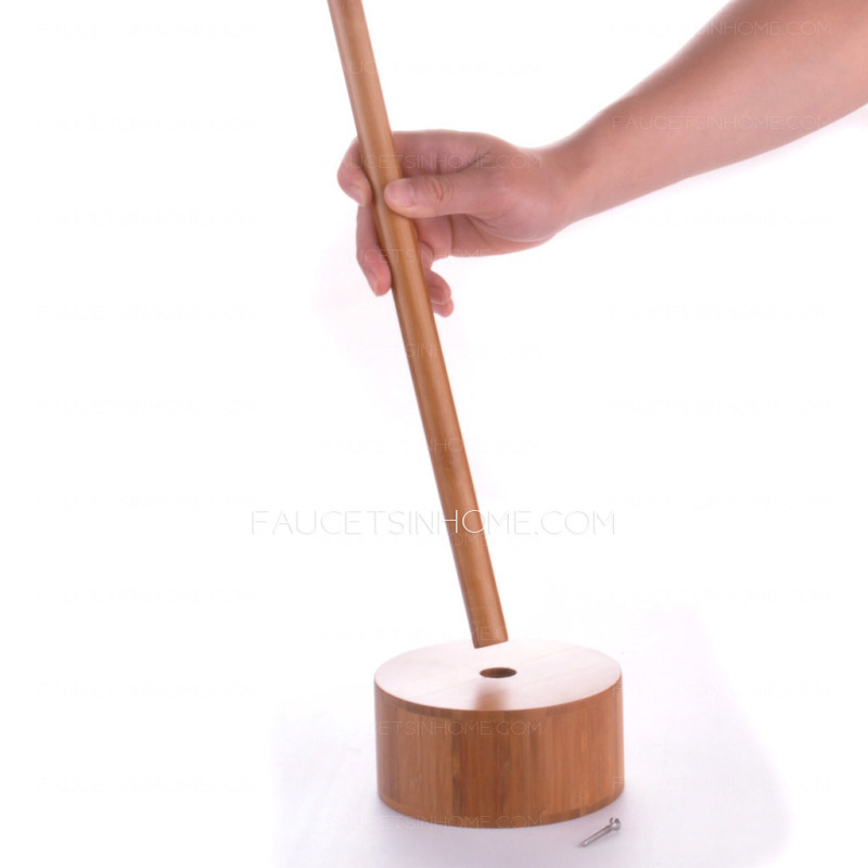 Unique Bamboo Bathroom Freestanding Toilet Paper Holders