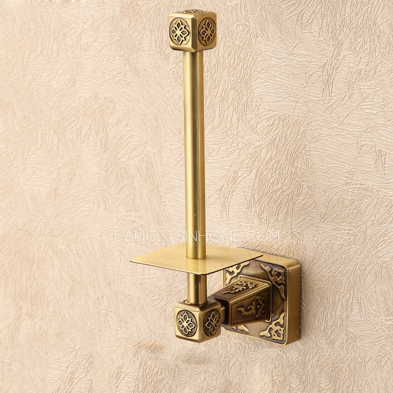 Decorative Vintage Antique Bronze Bathroom Toilet Roll Holders