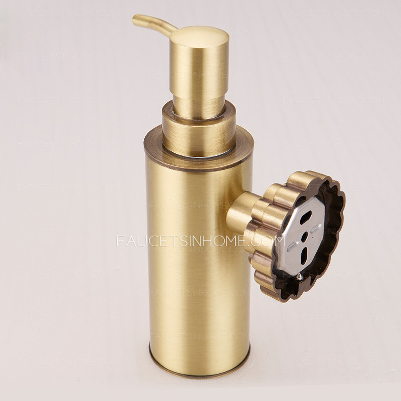 Wall Mounted Bronze Bathroom Liquid Soap Dispensers