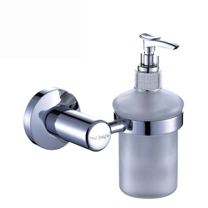 Contemporary Chrome Wall Mount Soap Dispensers