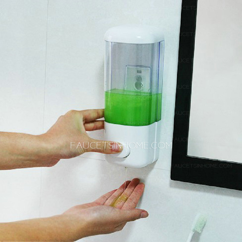 Cheap Suction Plastic Wall Bathroom Dispensers 