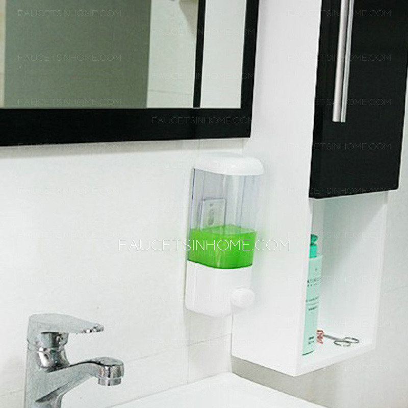 Cheap Suction Plastic Wall Bathroom Dispensers 