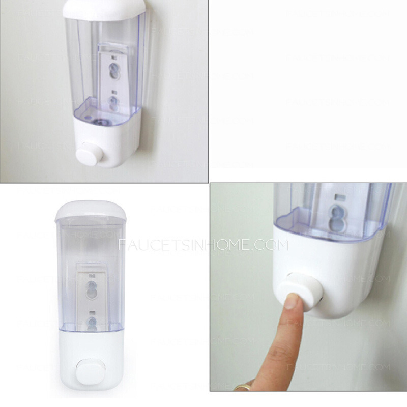 Cheap Suction Plastic Wall Bathroom Dispensers 