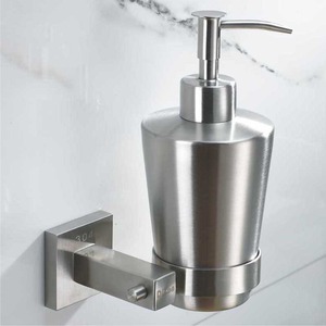 Stainless steel soap dispenser