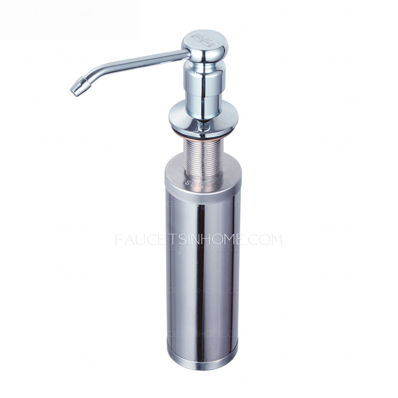 Freestanding Stainless Steel Kitchen Sink Soap Dispensers