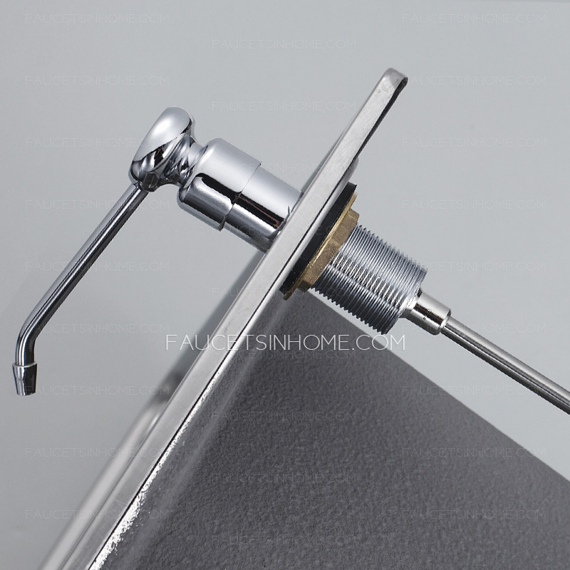 Freestanding Stainless Steel Kitchen Sink Soap Dispensers