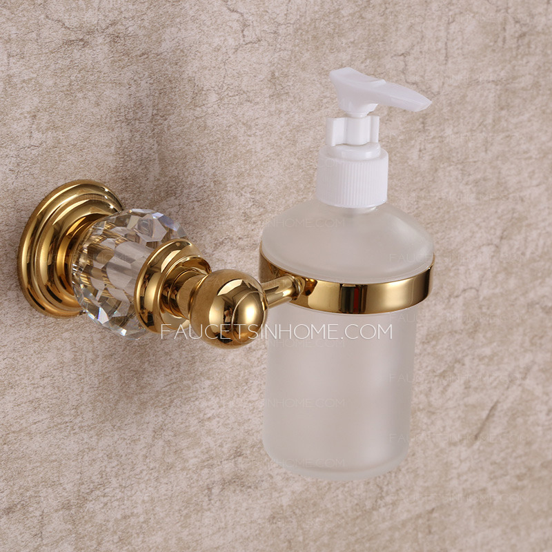 Polished Brass Soap Dispensers