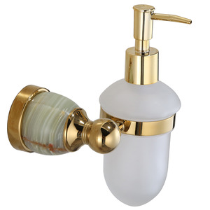 Golden Jade Decorative Soap Dispensers For Bathroom