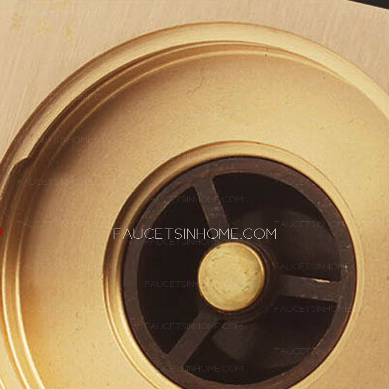 Custom Brass Square Shaped Bathroom Shower Floor Drains