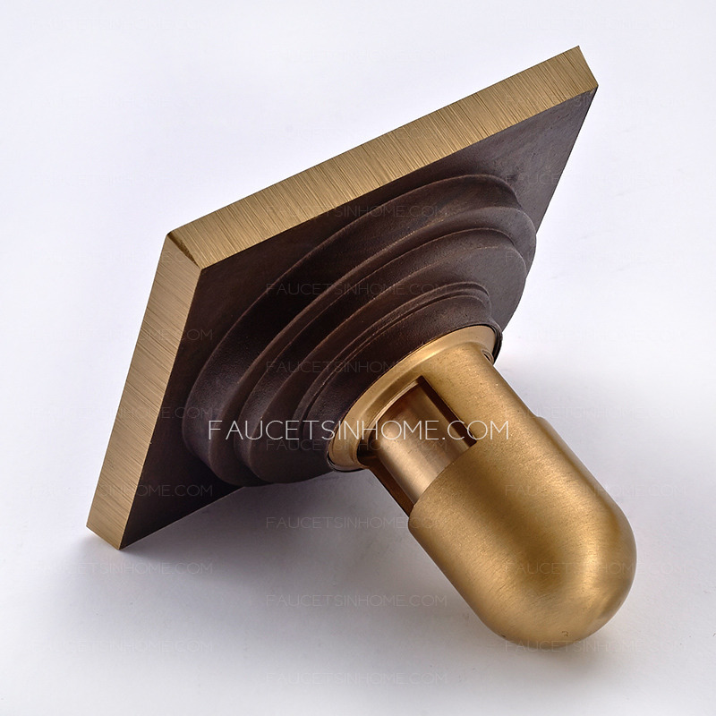 Decorative Antique Brass U-Shaped Bathroom Sink Drains