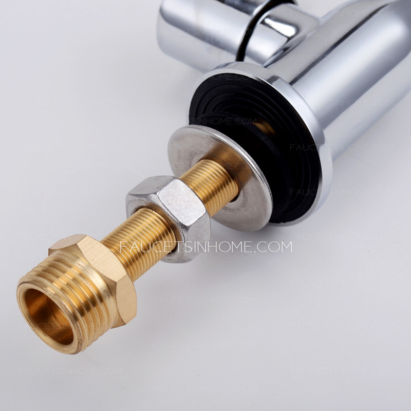 High Arc Silver Leading Free Brass Water Purifier Kitchen Faucets