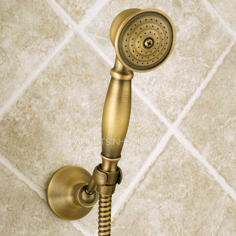 Unique Vintage Brass Tub And Shower Faucet Hand Shower Only 