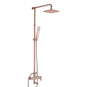 Modern Champagne Gold Head And Shower Faucets System