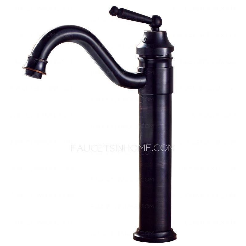Classical Oil Rubbed Bronze Vessel Mount Bathroom Faucets