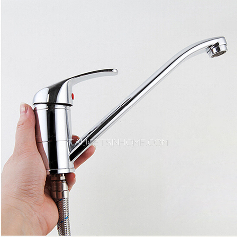 Cheap Brass Lengthening Spout Single Handle Kitchen Faucets