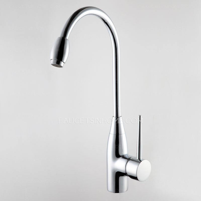 Contemporary Brass Rotatable Heightening Kitchen Sink Faucets