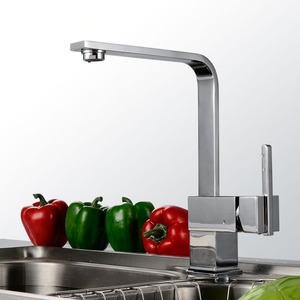 Seven Shaped Brass Single Hole Sink Faucet For Kitchen