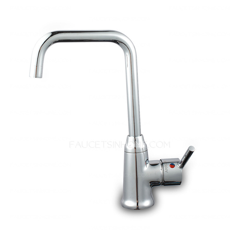Top Rated Brass Single Handle Kitchen Faucet Rotatable