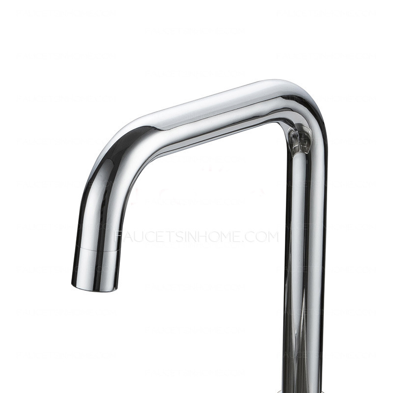 Top Rated Brass Single Handle Kitchen Faucet Rotatable