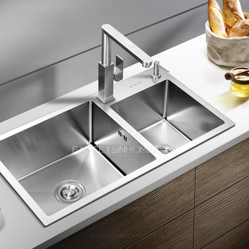 Designer Stainless Steel Rotatable Square Shaped Kitchen Faucets