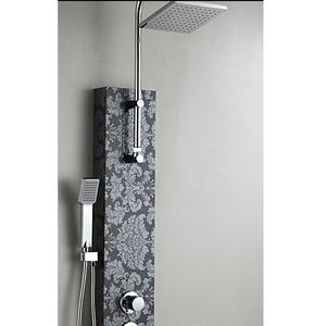 High End Stainless Steel Black Shower Faucet Screen