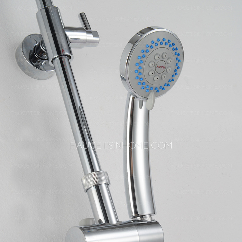 Quality Brass Elevating Exposed Shower Heads And Faucets