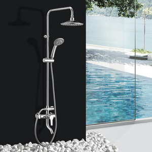 Best Brass Rain Top Exposed Shower Faucet System