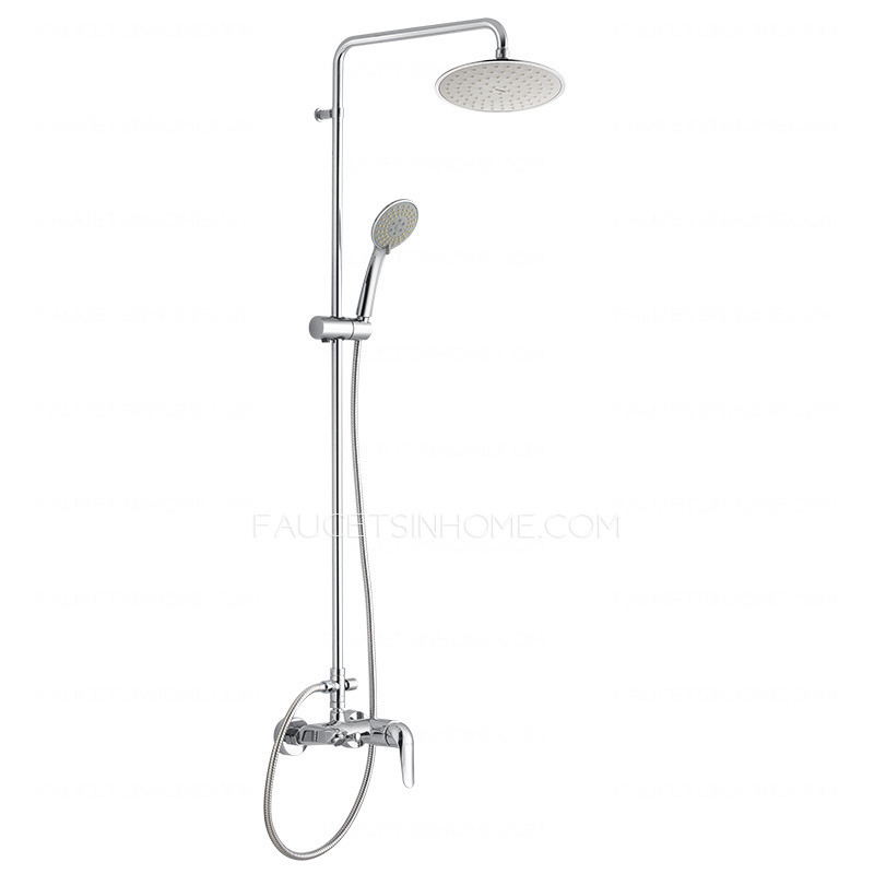 Contemporary Brass Exposed Hand Shower Faucets System