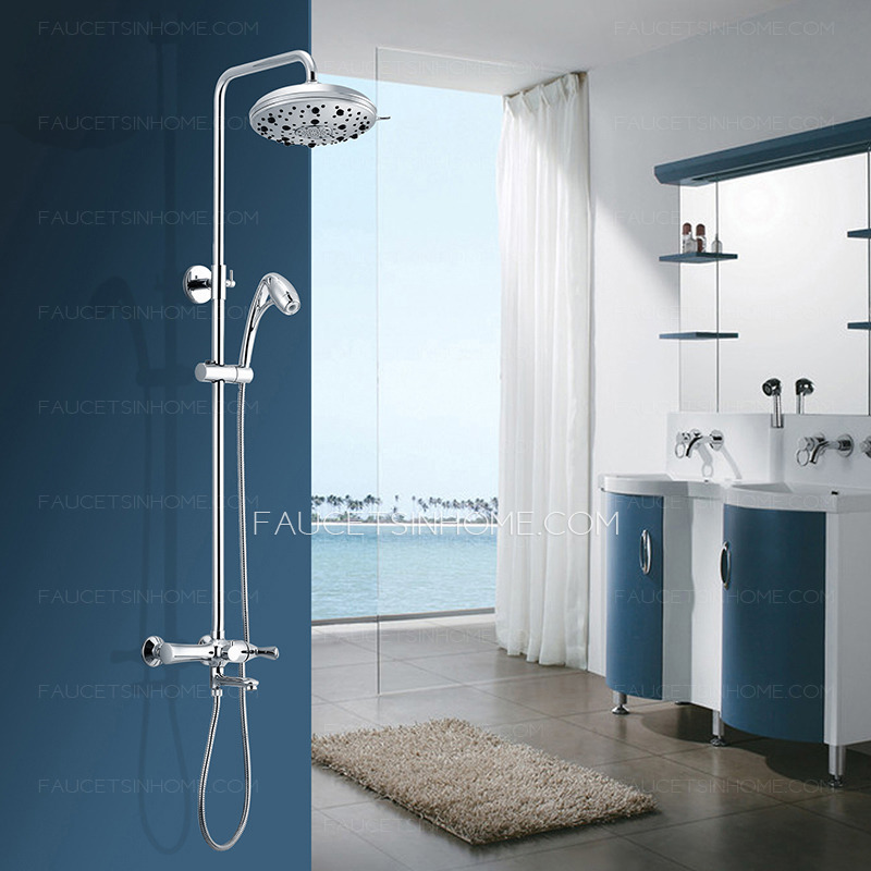 Luxury Oxygen Brass Outdoor Rain Shower Tub Faucets