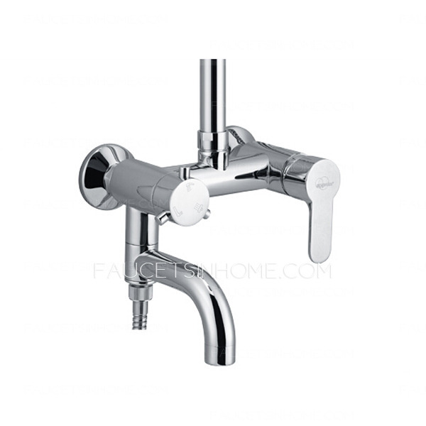 Modern Brass Oxygen Exposed Bathroom Shower Faucets