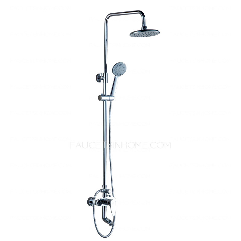 Quality Outdoor Rain Hand Brass Shower Faucets System