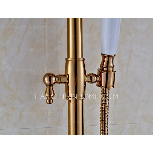Advanced Rose Gold Outdoor Bathroom Shower Heads And Faucets