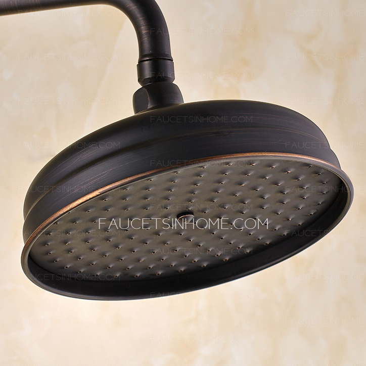 Designer Oil Rubbed Bronze Black Bathroom Shower Faucets