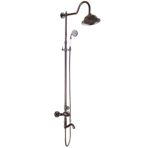 Antique Purple Oil Rubbed Bronze Exposed Shower Faucets