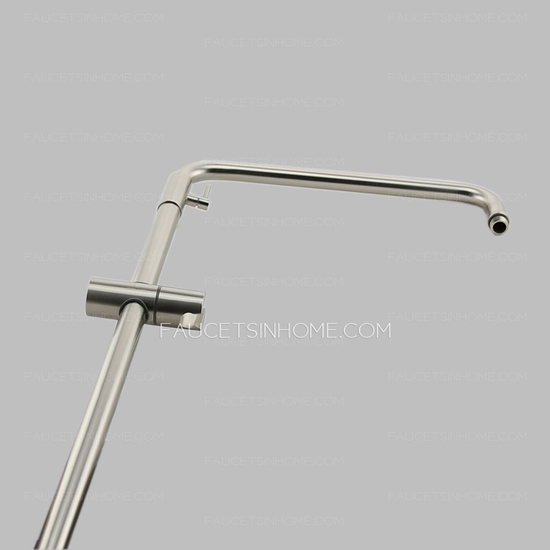 Classical Brass Nickel Brushed Bathroom Shower Faucets